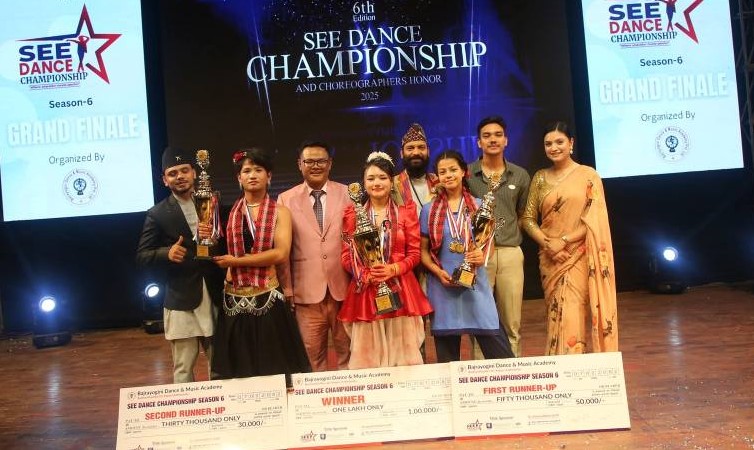शिवानी एसइई डान्स च्याम्पियनसिपमा सर्वोत्कृष्ट